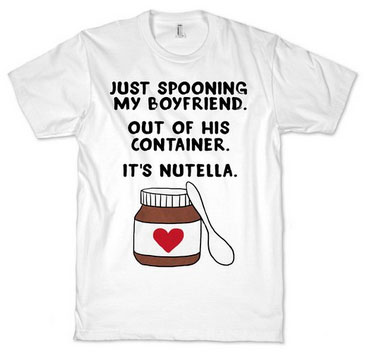 nutella spoon t-shirt