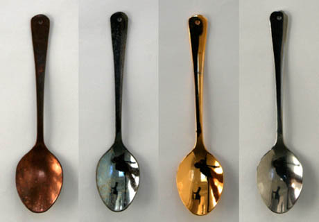 Golden Tasting Spoons