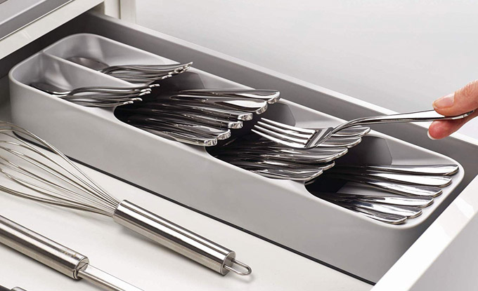 Kitchen Drawer Organizer Tray for Cutlery