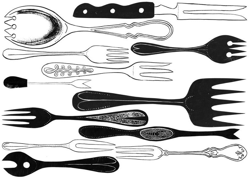 Forks Illustration by Alice Pattullo