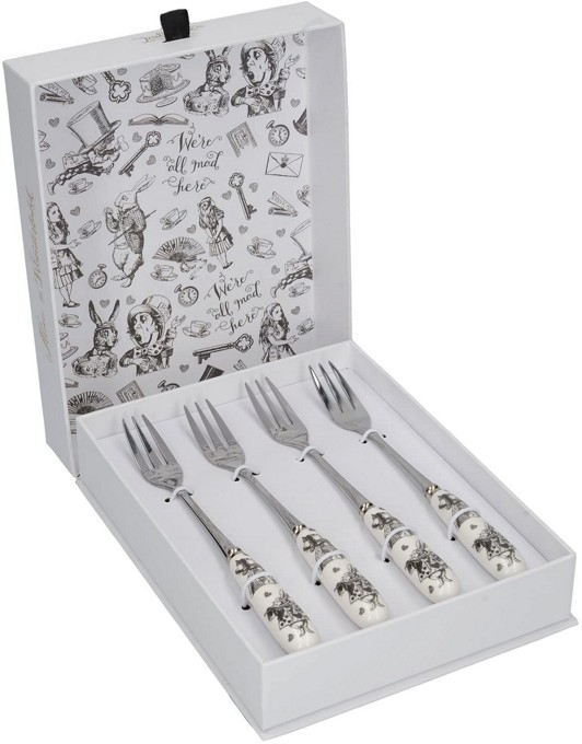 Alice in Wonderland Dessert Pastry Forks