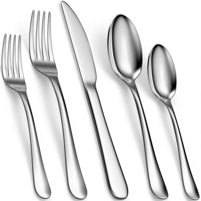 Tribal Cooking 48 Piece Silverware Set - Service for 8 - Stainless