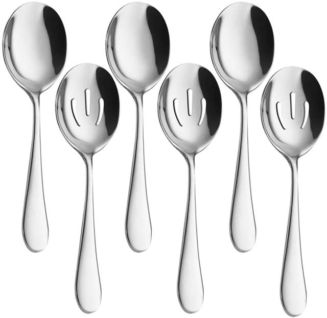 AOOSY 4 Pieces Stainless Steel Dessert Spoons Dessert Spoons Use for Home Kitchen or Restaurant