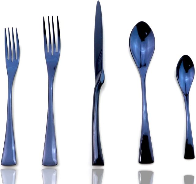JASHII Luxury Jubilee Blue Flatware  - Space Cutlery