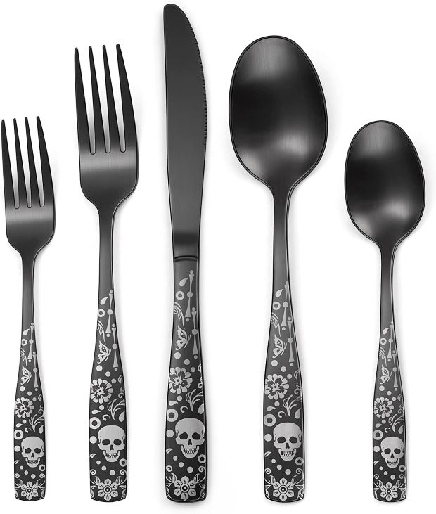 Halloween Skull Cutlery