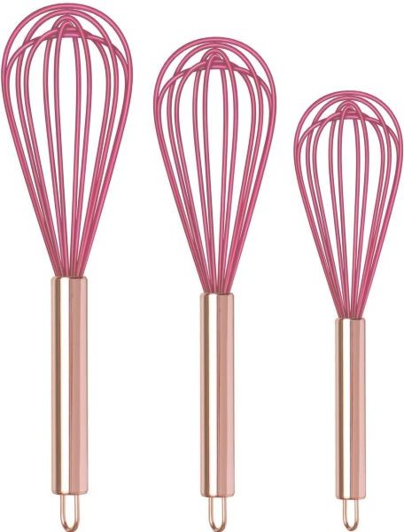 Babish Tiny Whisk Set, Stainless Steel, Mini